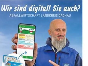 Plakat Digitalisierung Entsorgungskalender 2025